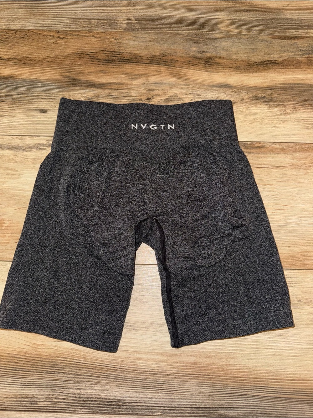 NVGTN Charcoal Gray Seamless Biker Shorts Size Small